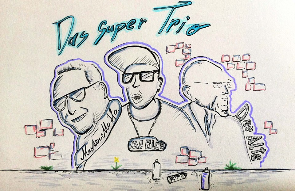 hc strache rap flo illustration